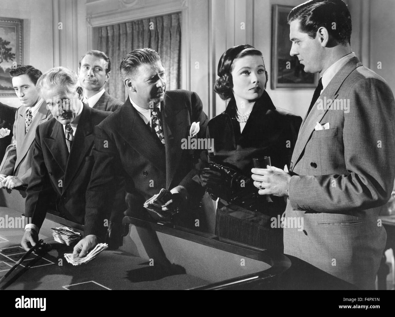 Gene Tierney / Where the Sidewalk Ends / 1950 directed by Otto Preminger  [Twentieth Century Fox Film Corpo] Stock Photo