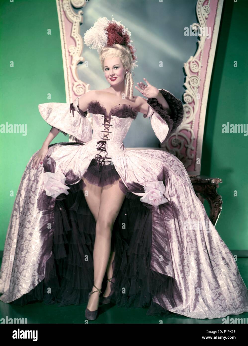 Virginia Mayo / She's Working Her Way Through College / 1952 directed by H. Bruce Humberstone [Warner Bros. Pictures / Bert Six] Stock Photo