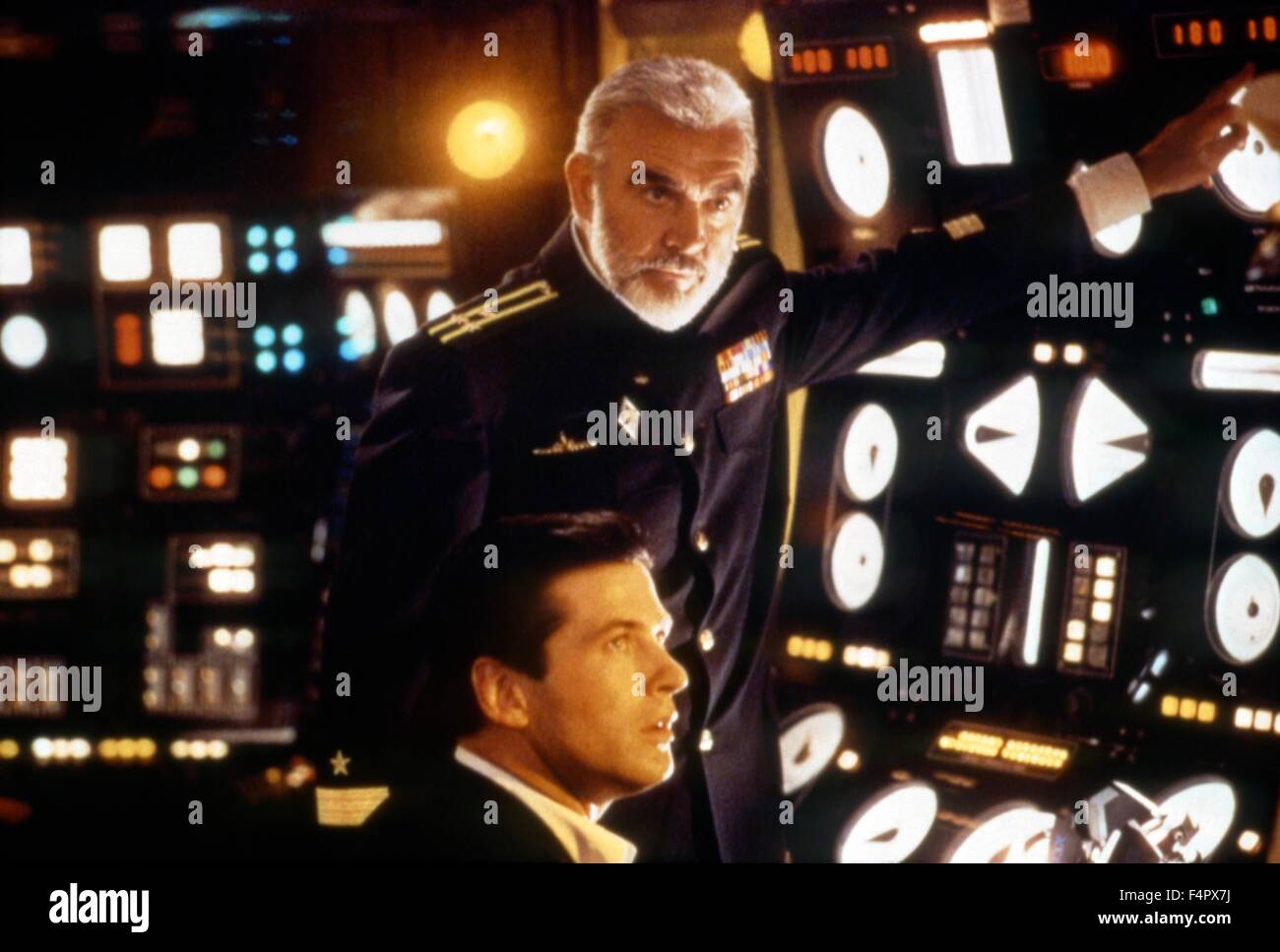 Sean Connery and Alec Baldwin / The Hunt For Red October / 1990 / directed by John Mctiernan / [Paramount Pictures] Stock Photo