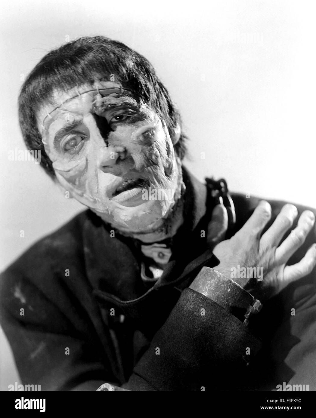 Christopher Lee, The Curse of Frankenstein1957, directed by Terence Fisher, Warner Bros. - Hammer Film Productions. Stock Photo