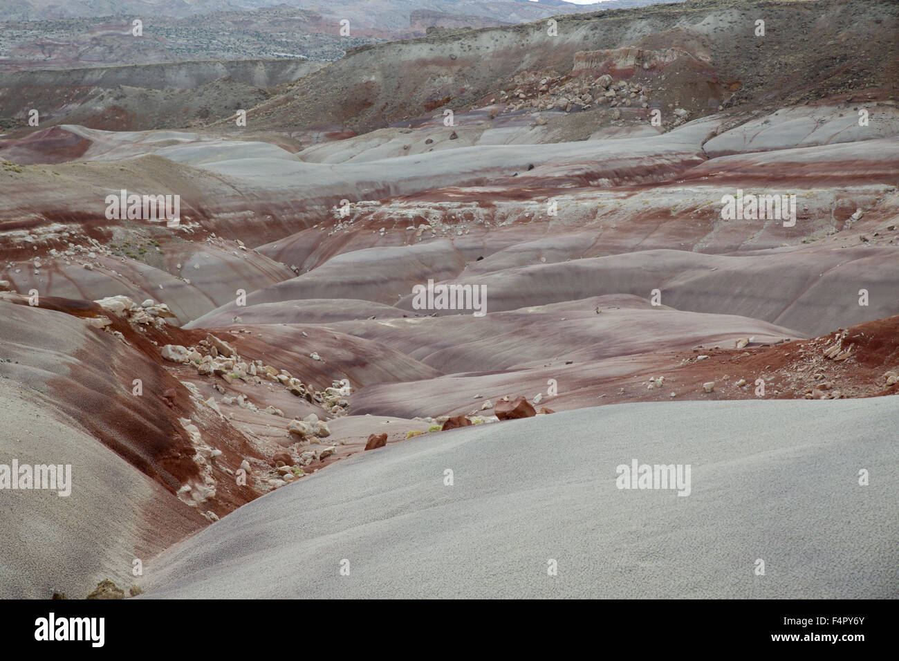 Glass Mountain Capitol Reef National Park, Utah Stock Photo Alamy