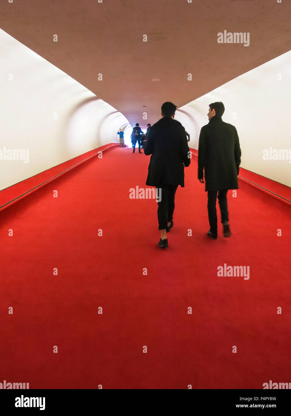 Historic TWA Flight Center at John F. Kennedy International Airport opened as a Hotel in May 2019, New York Stock Photo