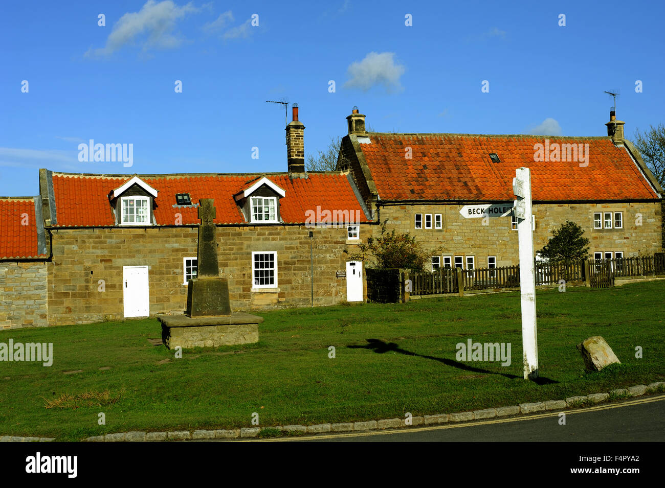 Cottages at Goathland, North Yorkshire Moors Stock Photo Alamy
