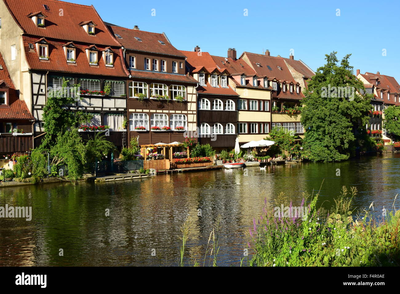 Little Venice (Klein Venedig) in Bamberg, Germany Stock Photo