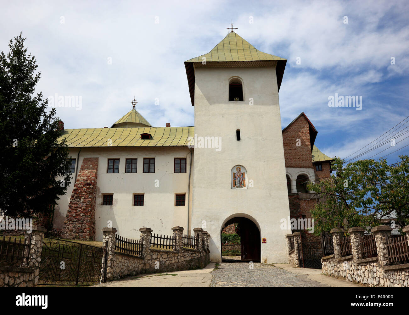 Govora Monastery. Part of the construction of the monastery dates back to the time of the Principality of Vlad Dracul (13.-14.Jh Stock Photo
