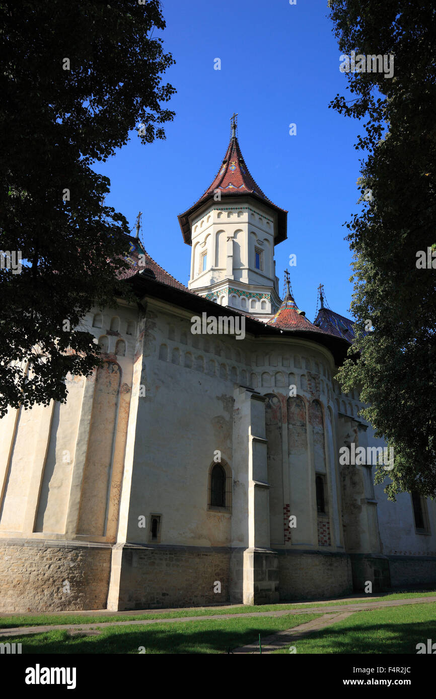 Flodor Iancu, Suceava, Romania, Monastery of St. Gheorghe, Biserica Sf. Gheorghe Mirauiti, in Suceava, UNESCO World Heritage Sit Stock Photo