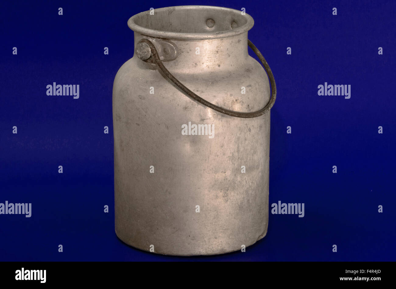 Metal milk containers Stock Photo - Alamy