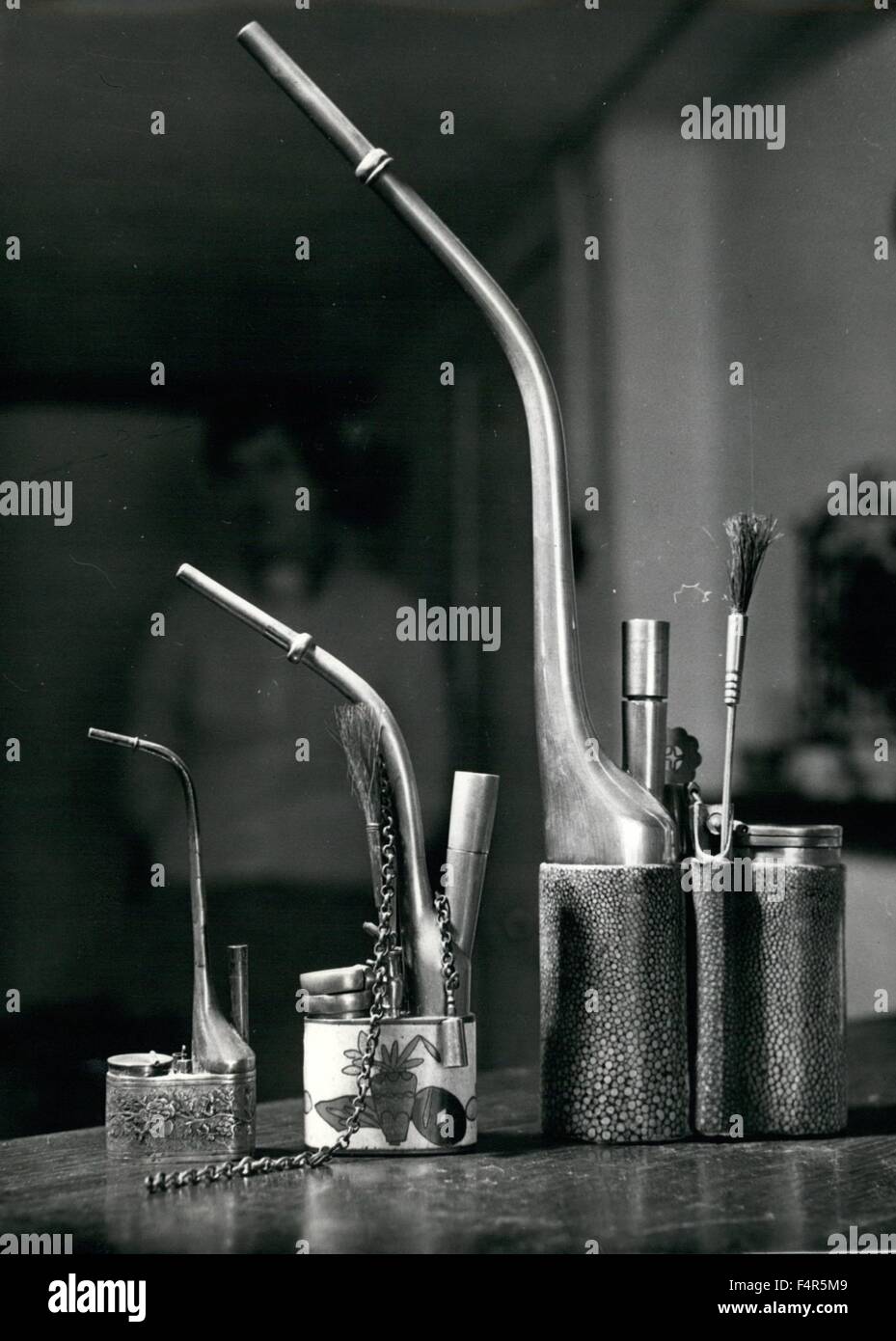 1955 An amazing pipe collection Chinese water pipes Chinese water