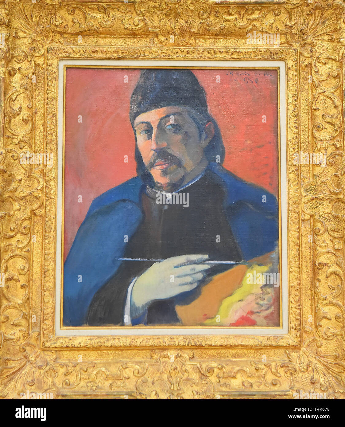 Basel, museum Beyeler, painting, art, exhibit, Tahiti, Paul Gauguin, Gauguin, Stock Photo