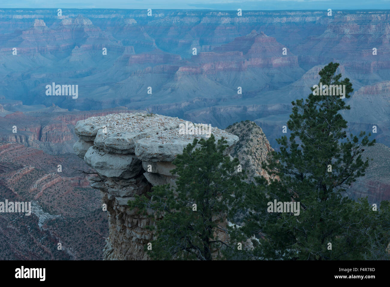 USA, United States, America, Arizona, Grand Canyon, National Park, UNESCO, World Heritage, natural wonder, landscape, south rim Stock Photo