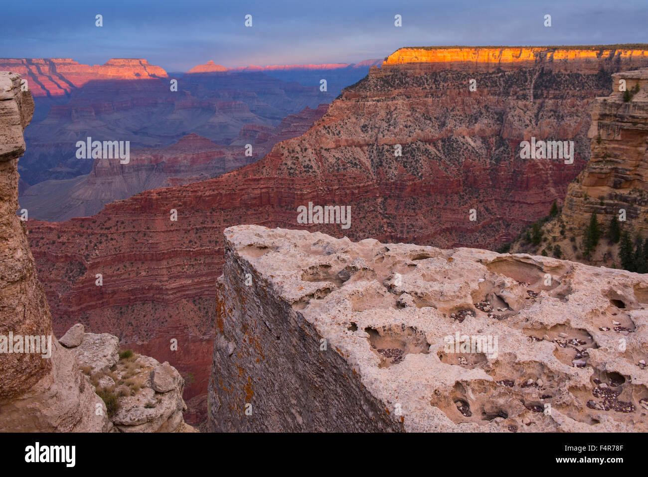 USA, United States, America, Arizona, Grand Canyon, National Park, UNESCO, World Heritage, natural wonder, landscape, south rim, Stock Photo