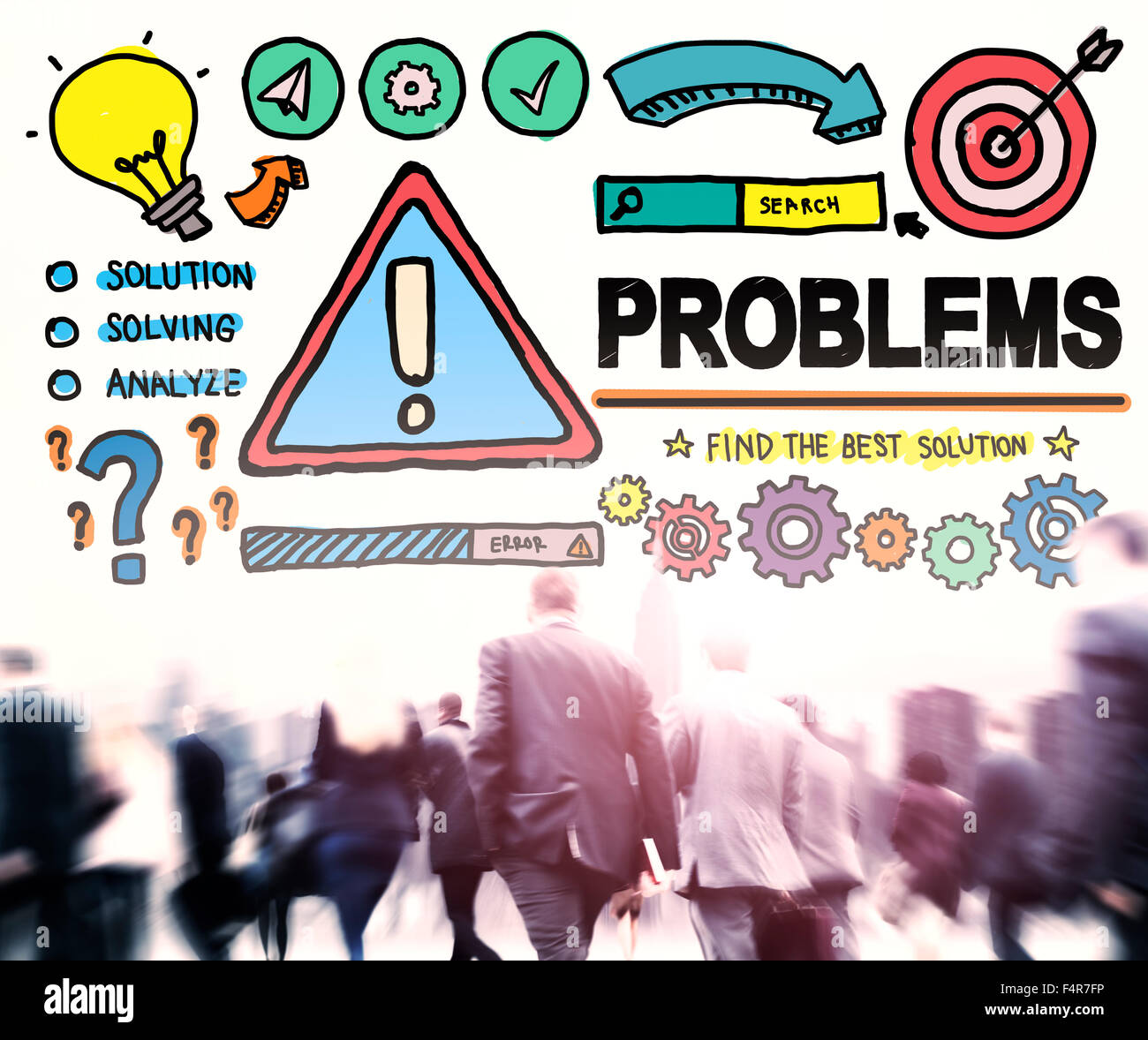 Problems Trouble Difficulty Failure Challenge Concept Stock Photo - Alamy