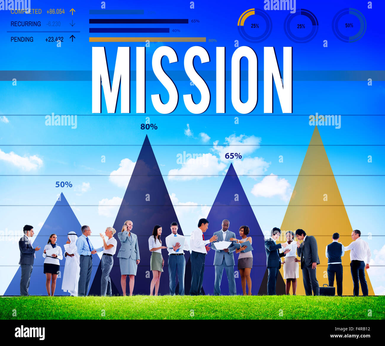 Mission Aim Aspiration Goal Inspiration Marketing Concept Stock Photo