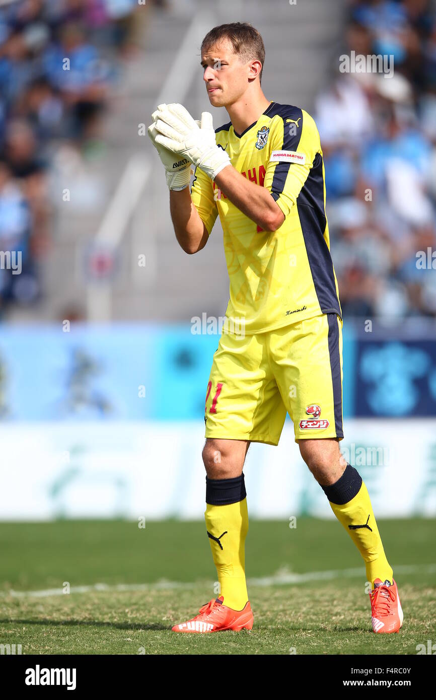 Shizuoka, Japan. 18th Oct, 2015. Krzysztof Kaminski (Jubilo Stock Photo