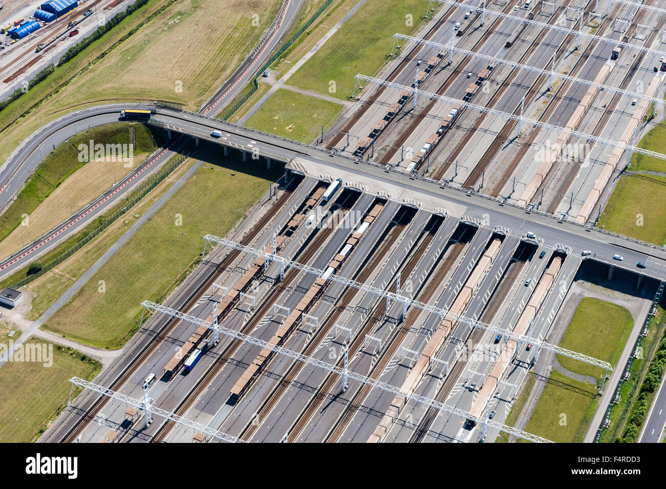 Channel tunnel entrance hi-res stock photography and images - Alamy