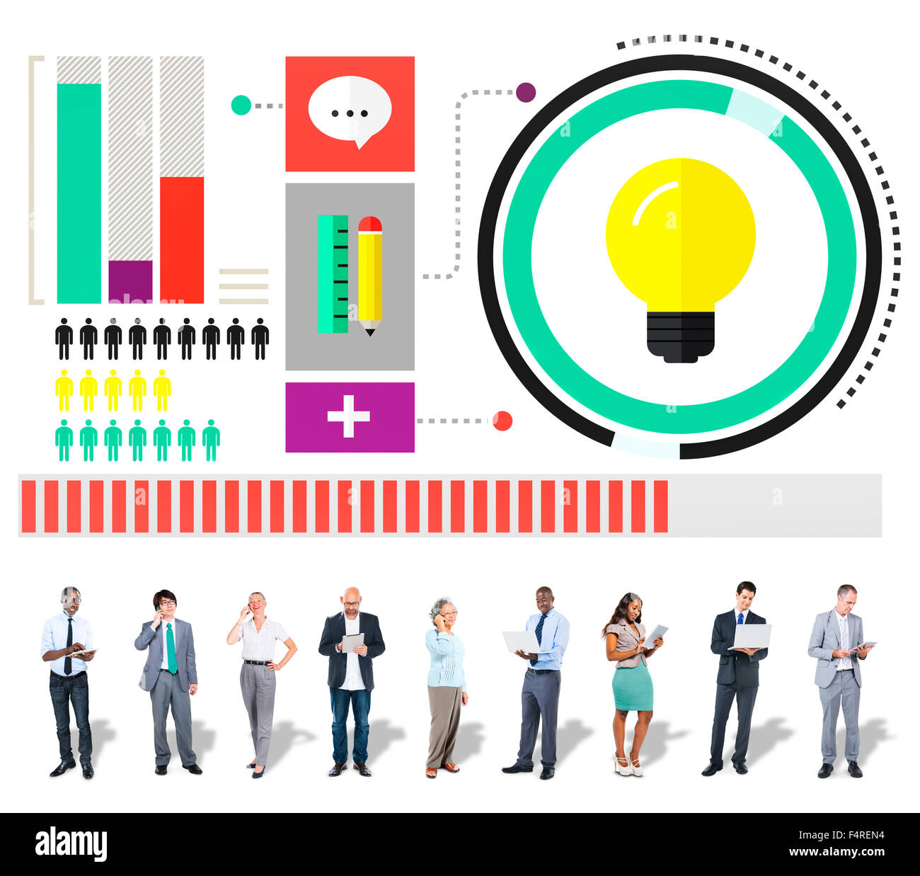 Ideas Innovation Creativity Knowledge Inspiration Vision Concept Stock ...