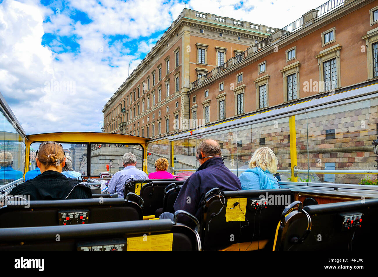 Sweden Stockholm City Tour bus Stock Photo