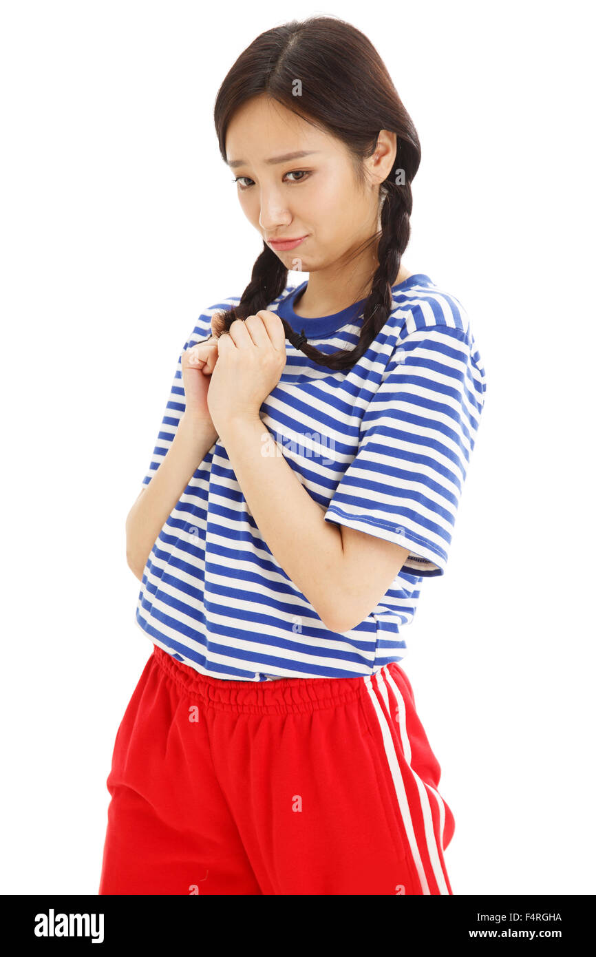 Lovely young woman Stock Photo