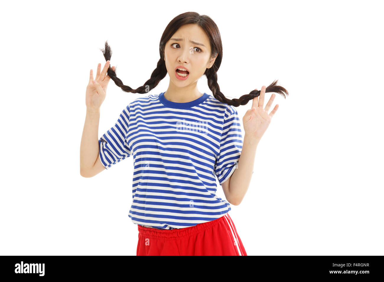 Portrait of young women Stock Photo