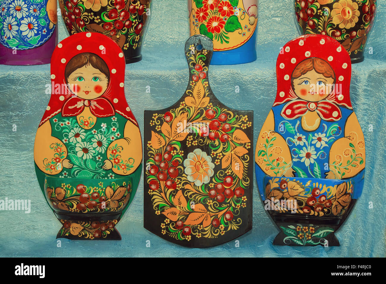Things Made In Russia Traditional Russian Souvenirs: matryoshka dolls and kitchen boards ...