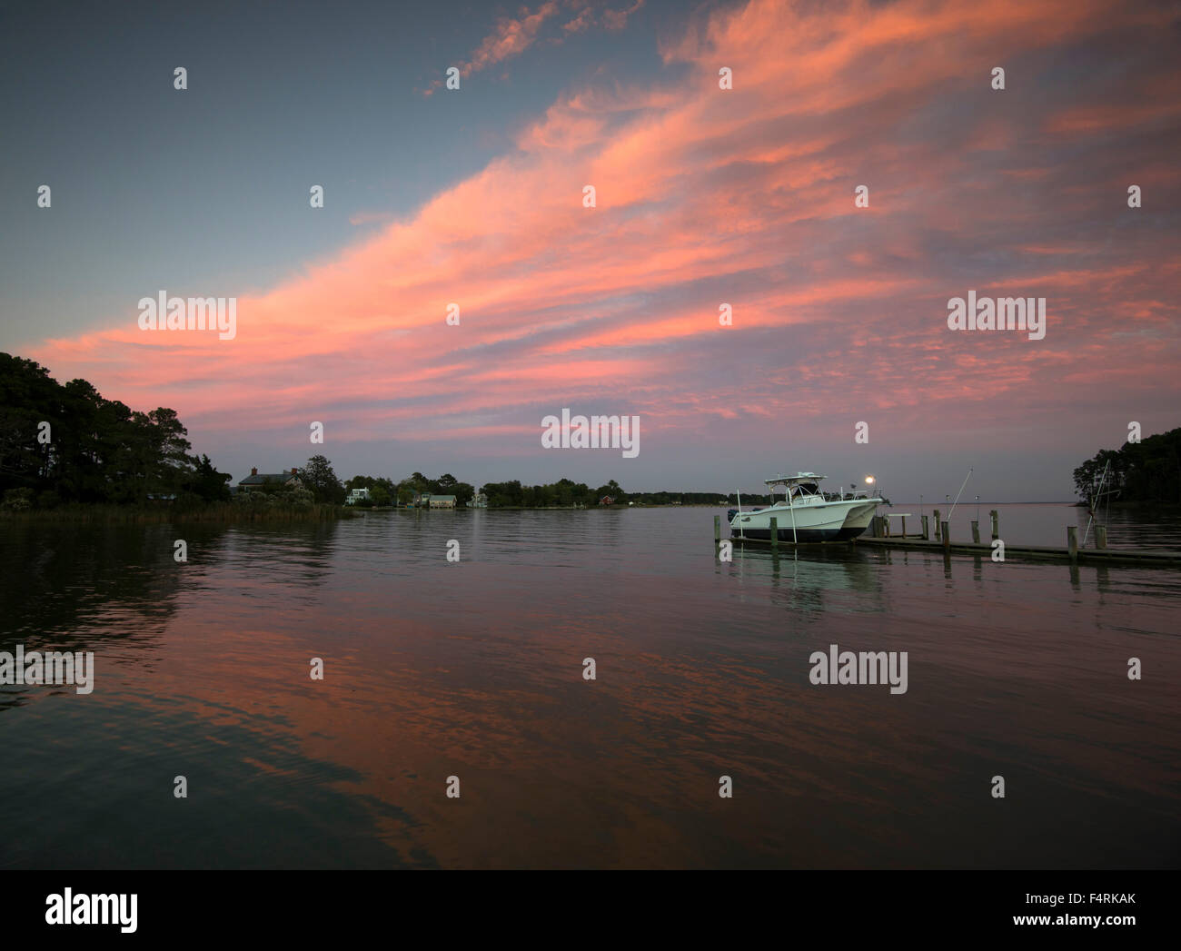 Sunset over the Choptank River on Tilghman Island, Talbot County