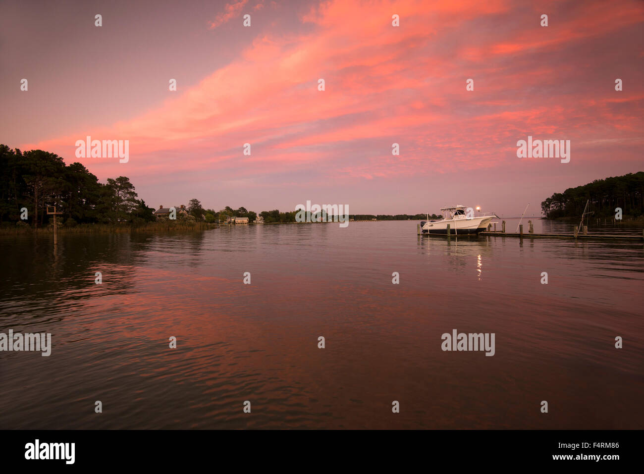Sunset over the Choptank River on Tilghman Island, Talbot County