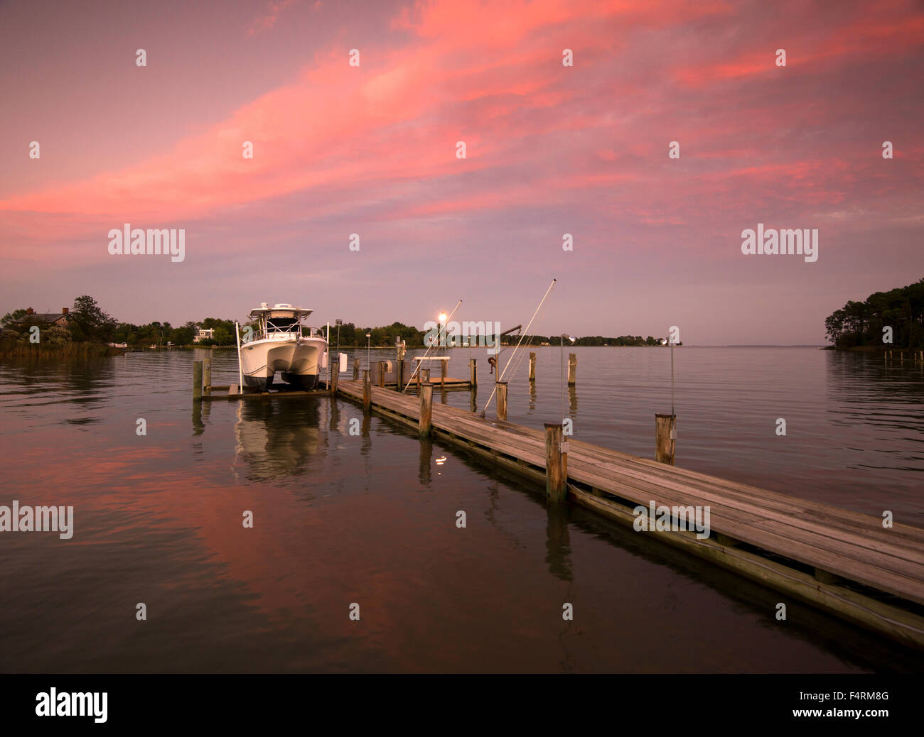 Sunset over the Choptank River on Tilghman Island, Talbot County