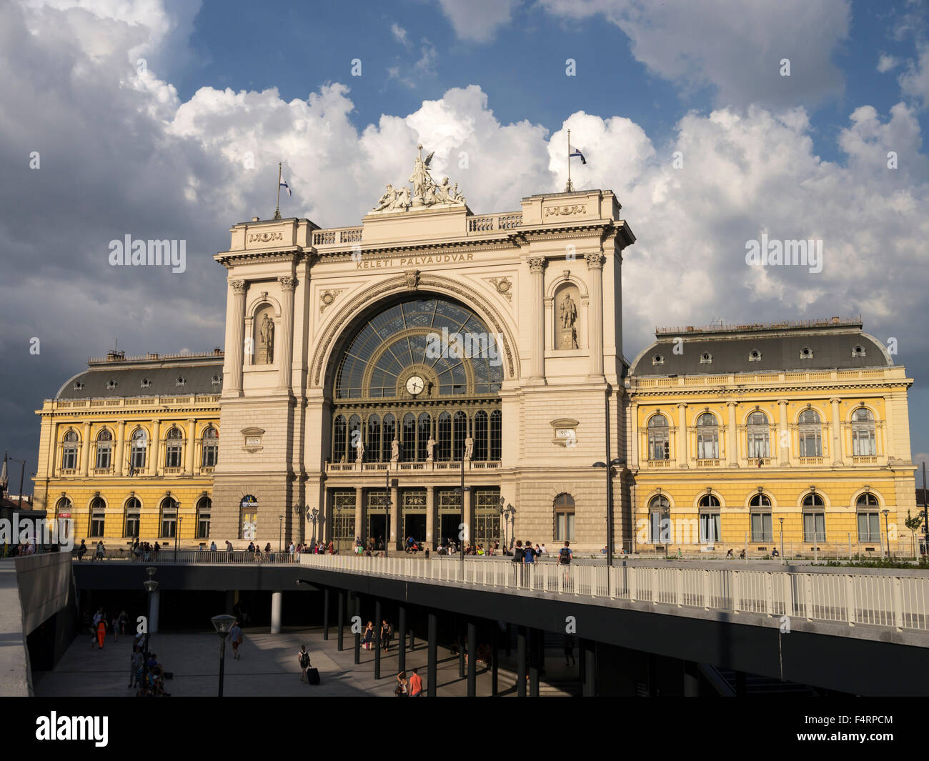 budapest keleti station Stock Photo