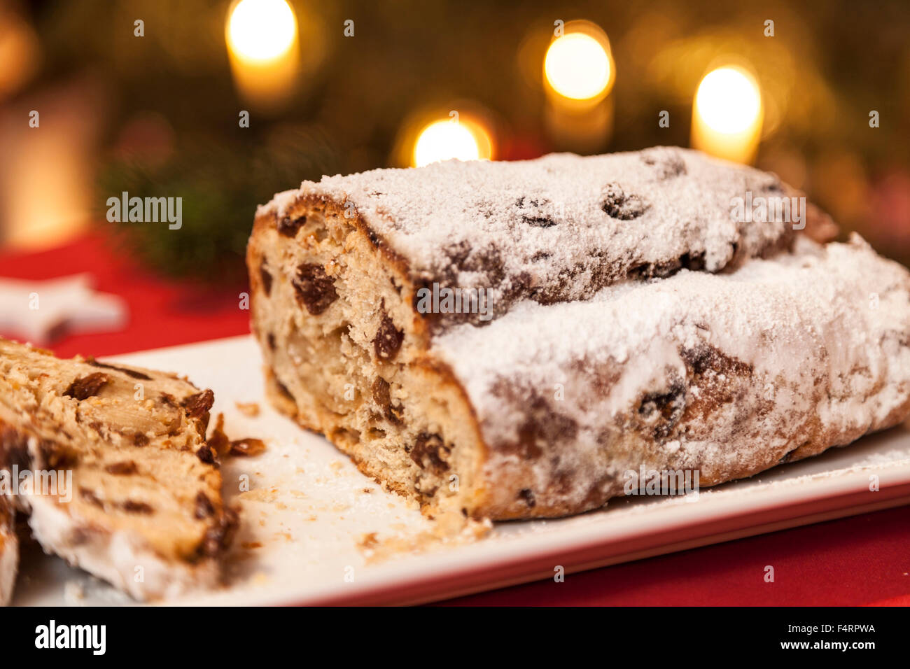 stollen for christmas Stock Photo
