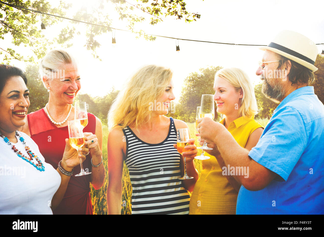 Diverse People Party Togetherness Friendship Concept Stock Photo - Alamy