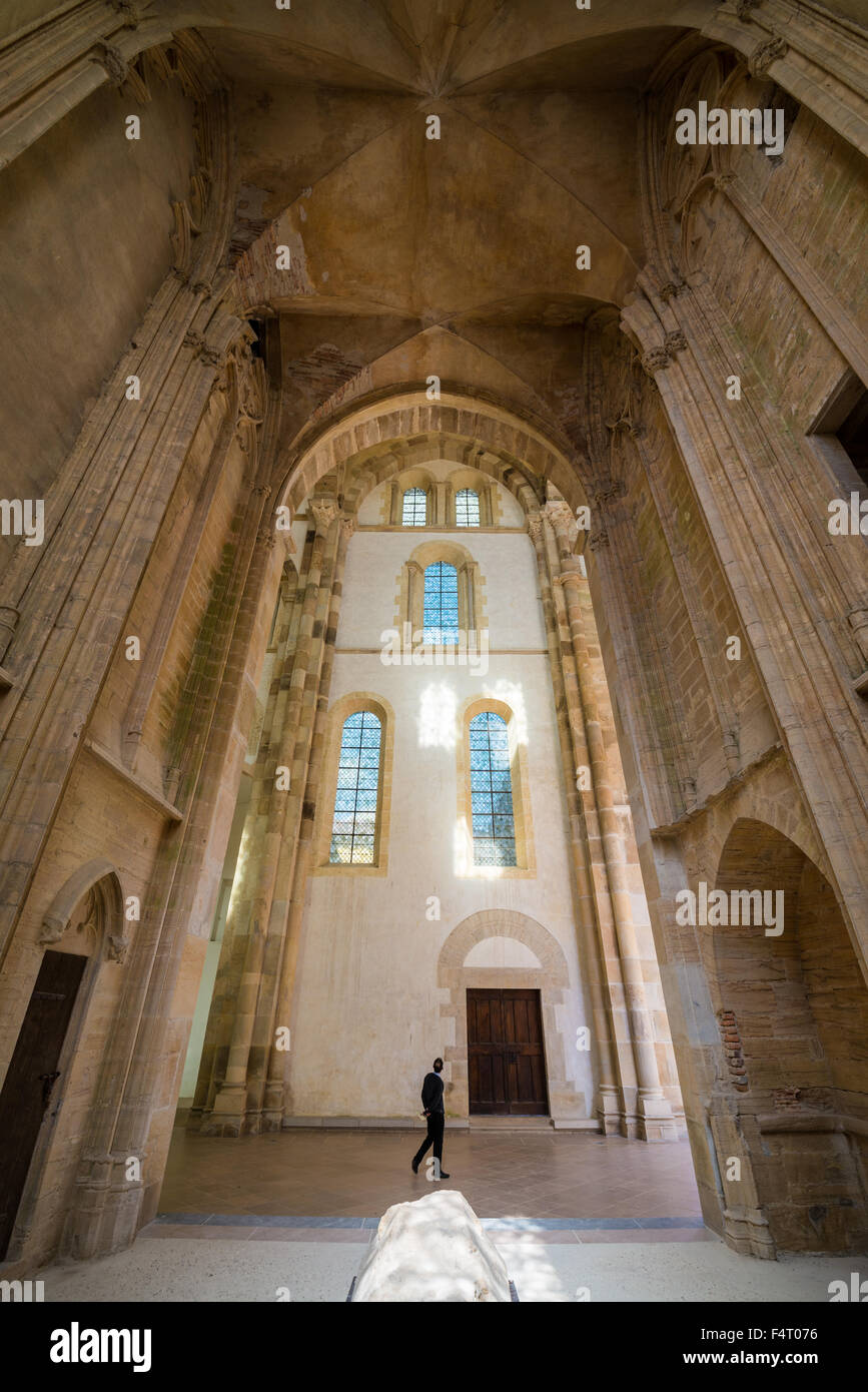 Interior of the Cluny Abbey, SaoneetLoire, Europe, France, EU, Europe