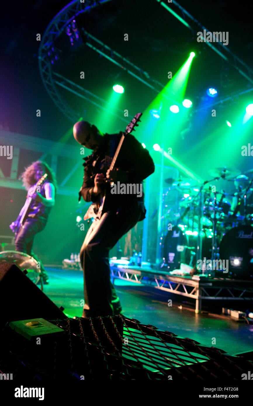 Glasgow, Scotland, UK. 21st Oct, 2015. Music gig. Artist Cradle Of Filth from Suffolk they play