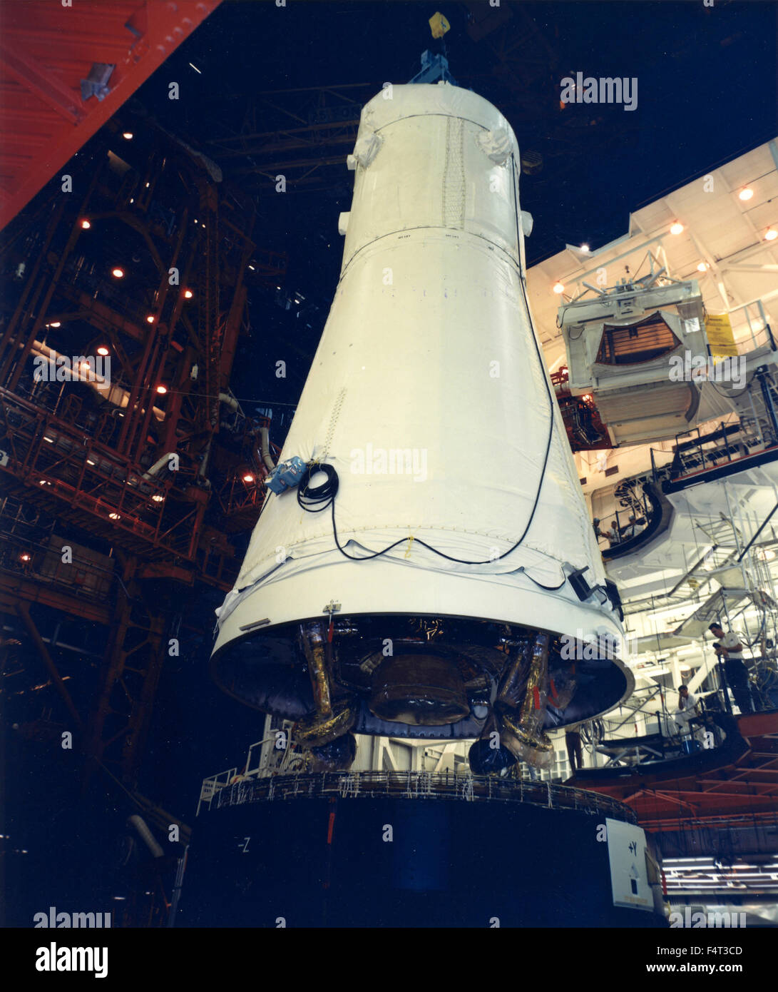 The Apollo 11 spacecraft Hangar, Cape Kennedy, Fla., USA Stock Photo
