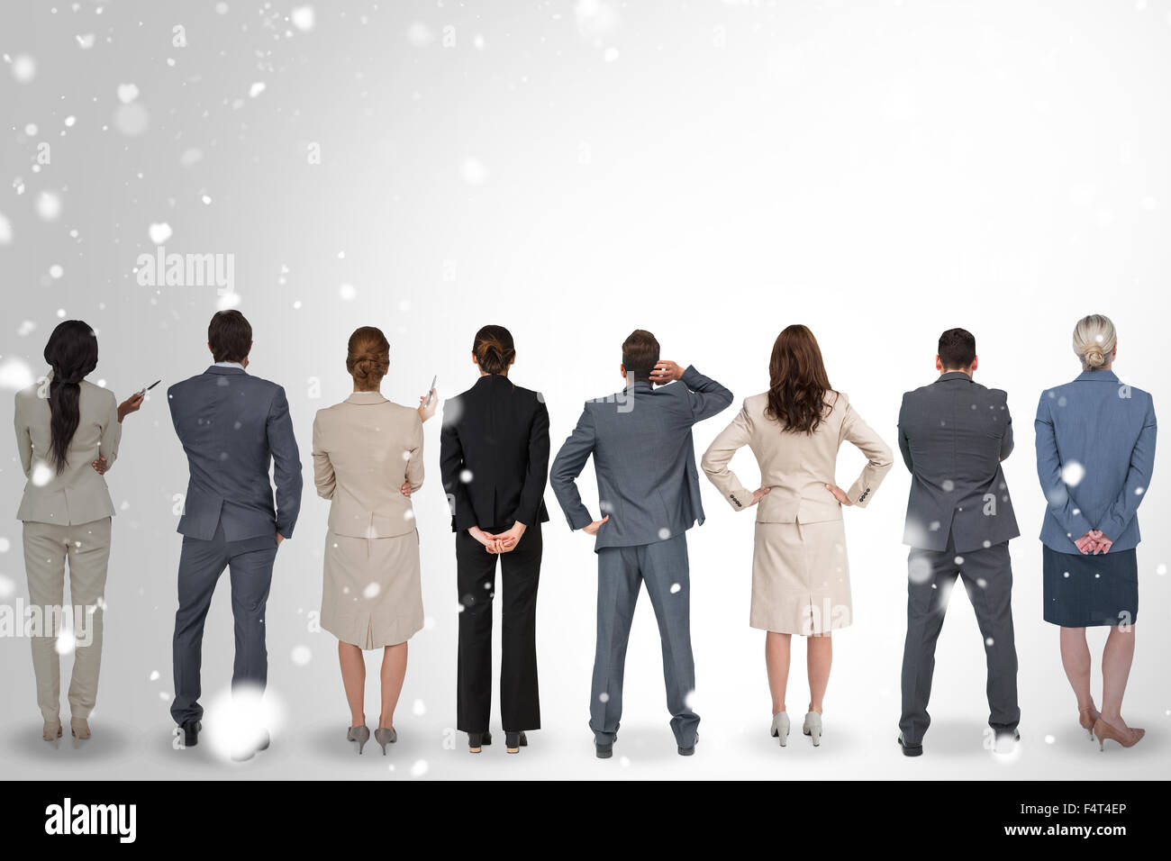 Composite image of business team Stock Photo - Alamy