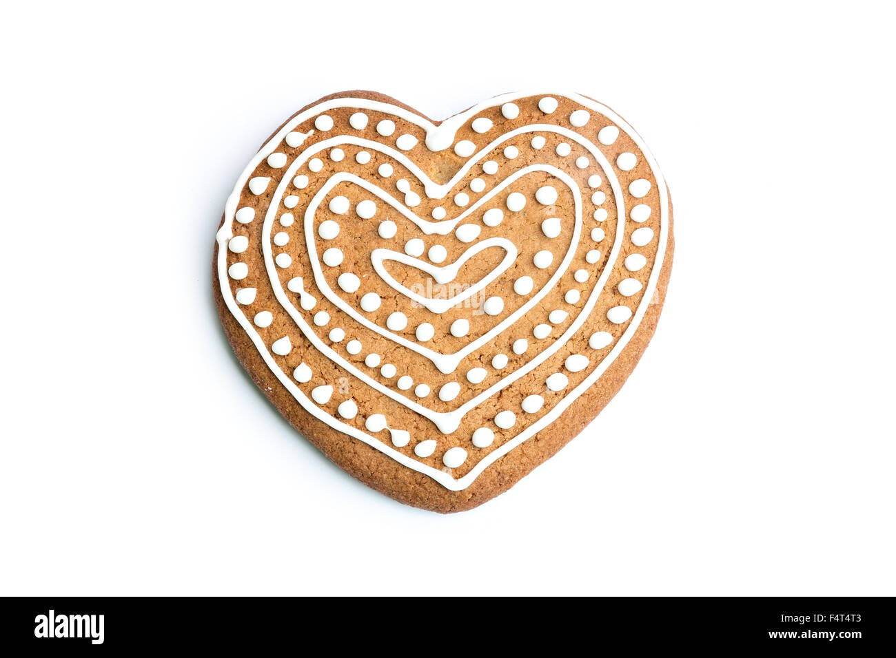 gingerbread cookie isolated on white background Stock Photo - Alamy