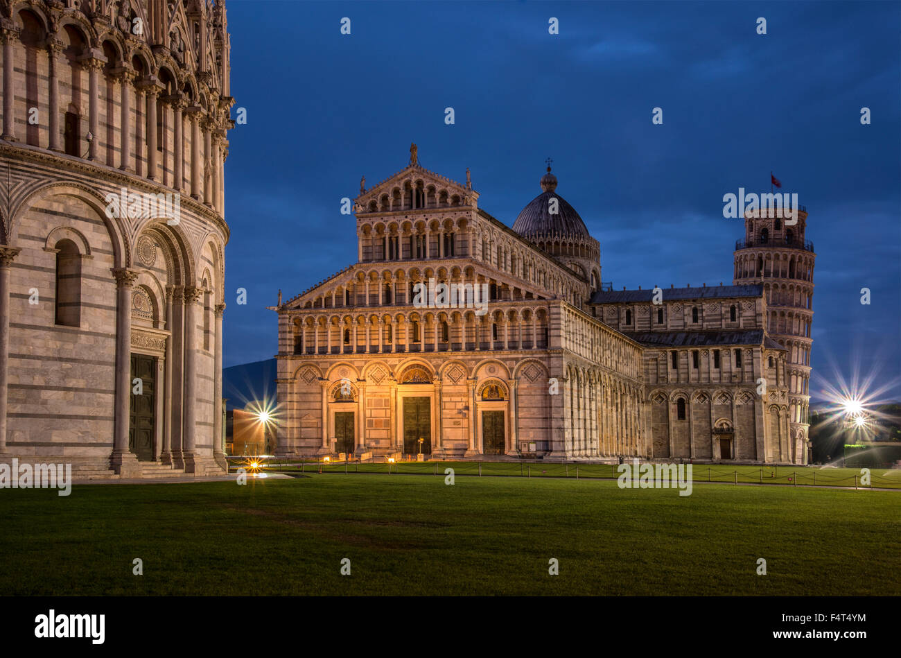 Europe, Italy, Tuscany, Pisa, Leaning tower, of Pisa, Stock Photo