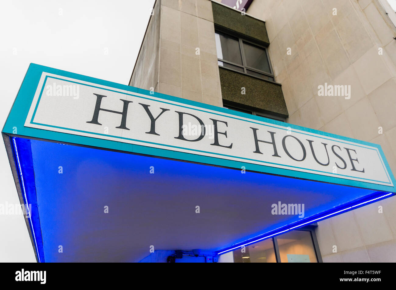 Hyde House, Edgware Road, Hendon, London Stock Photo