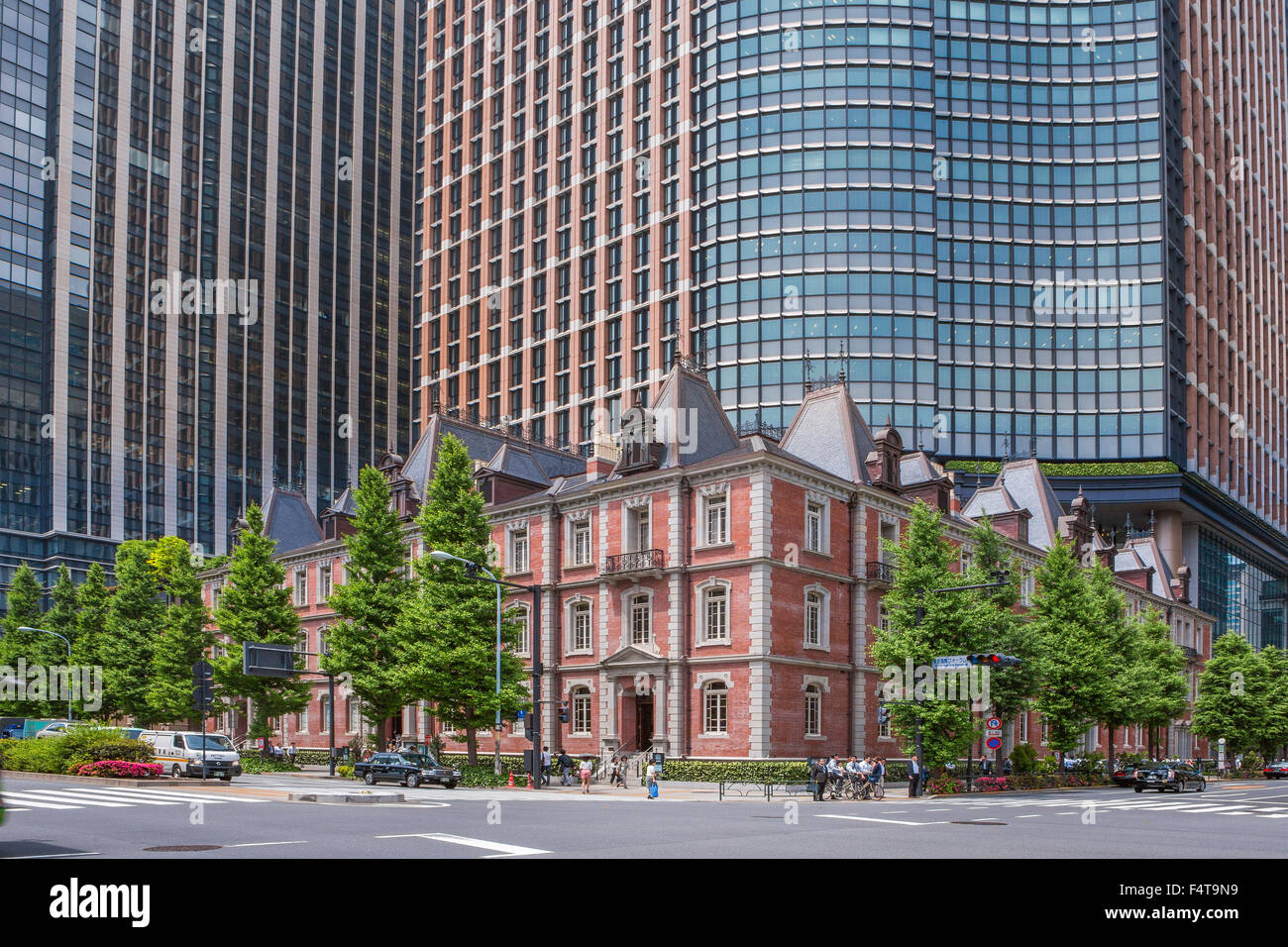 Japan, Tokyo City, Marunouchi District, Mitsubishi Ichigokan Museum, first Mitsubishi building, built in 1894 Stock Photo
