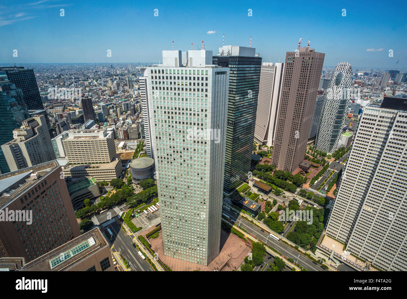 Japan, Tokyo City, Shinjuku District, Sumitomo building, Stock Photo