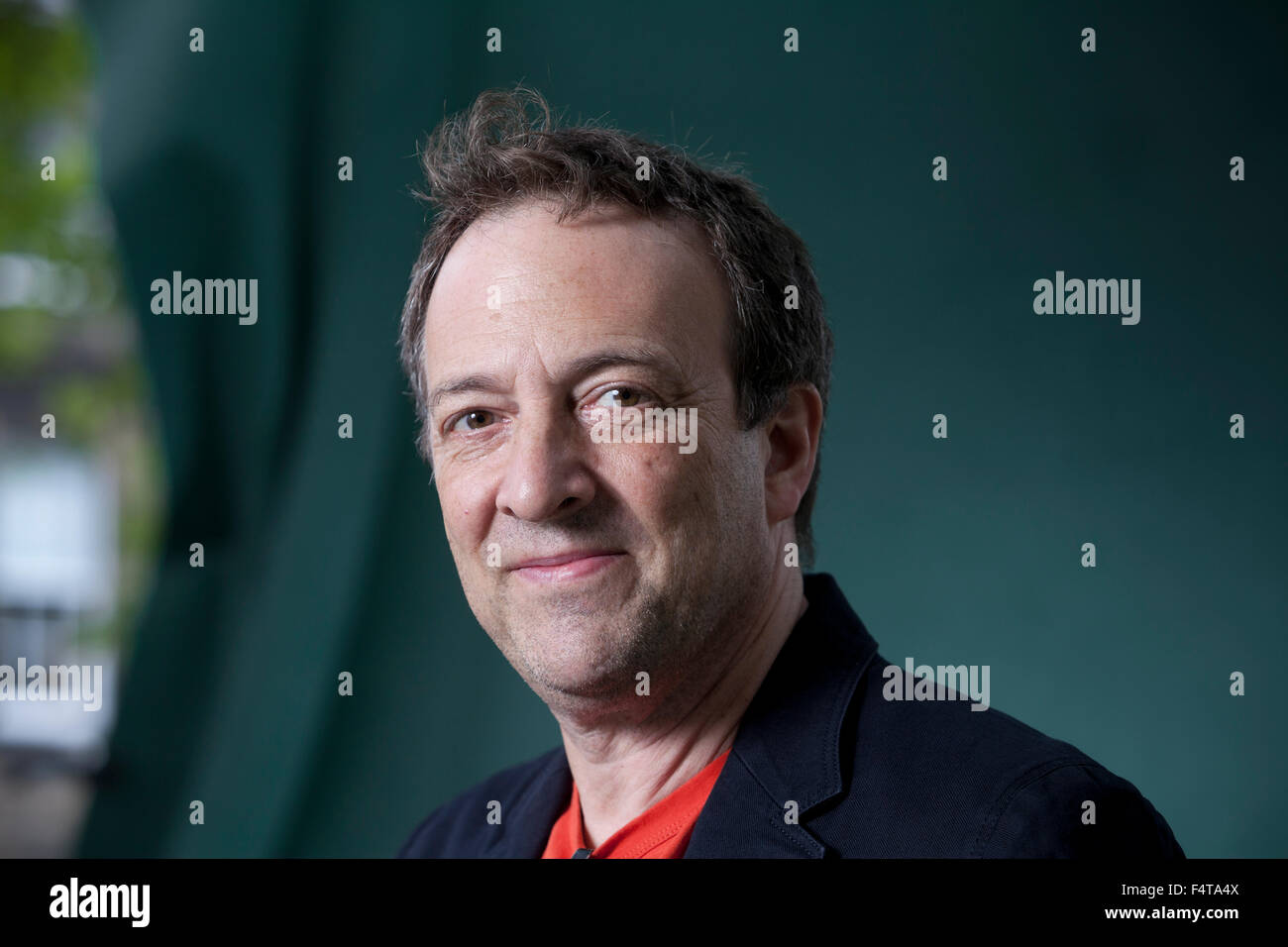 Misha Glenny is a British journalist, reporting on organised crime and cybersecurity, at the Edinburgh International Book Festival 2015. Edinburgh. 31st August 2015 Stock Photo