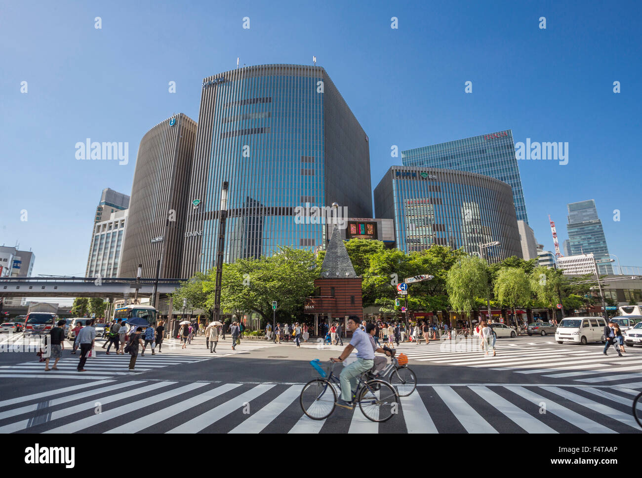 Japan, Tokyo City, Ginza Area, Harumi Avenue Stock Photo