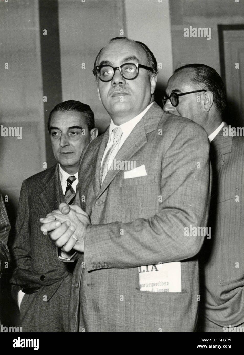 Sergio Pugliese, the founder of RAI, Italy Stock Photo Alamy