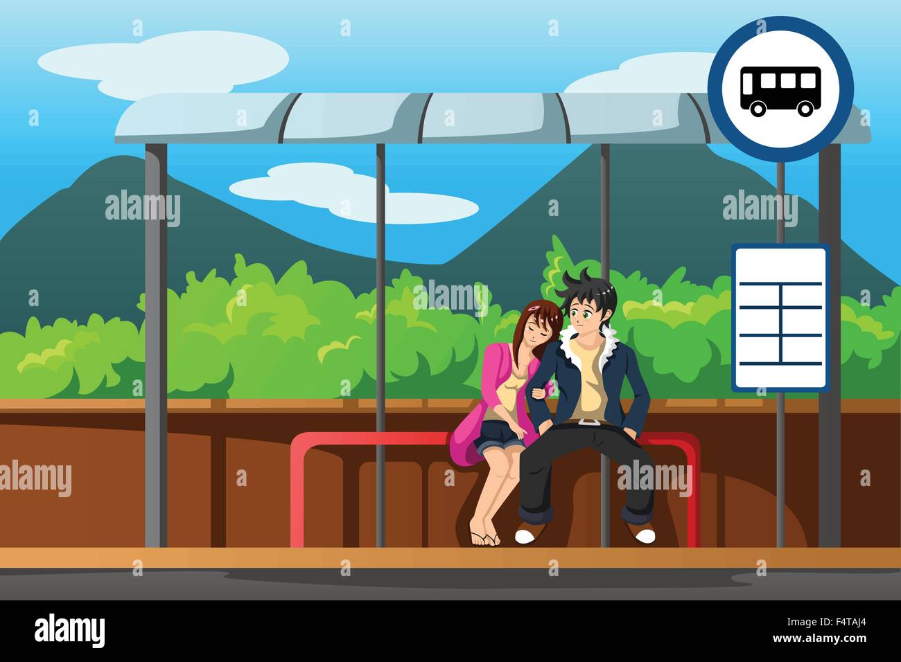 Featured image of post Waiting Bus Stop Clipart Bus stop vector clipart and illustrations 9 176