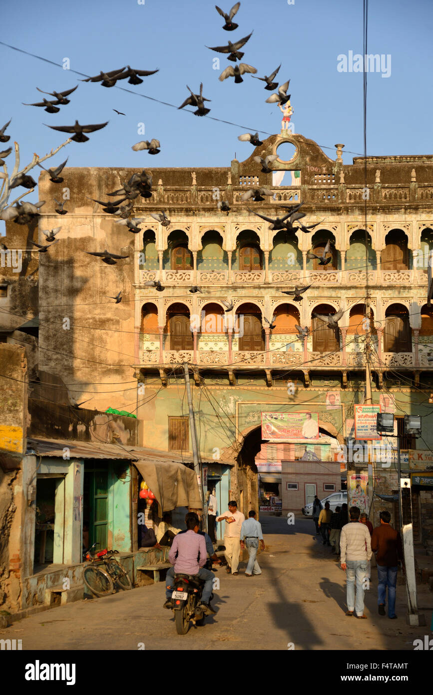 City gate Mandawa, Rajasthan, India, Asia Stock Photo