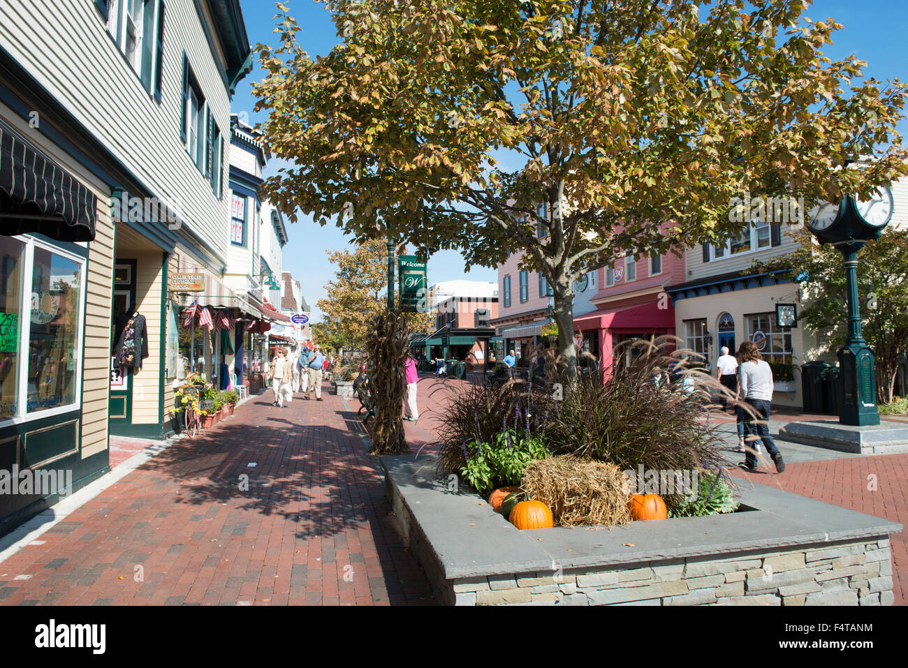 The Washington Street Mall in Cape May, New Jersey USA Stock Photo Alamy