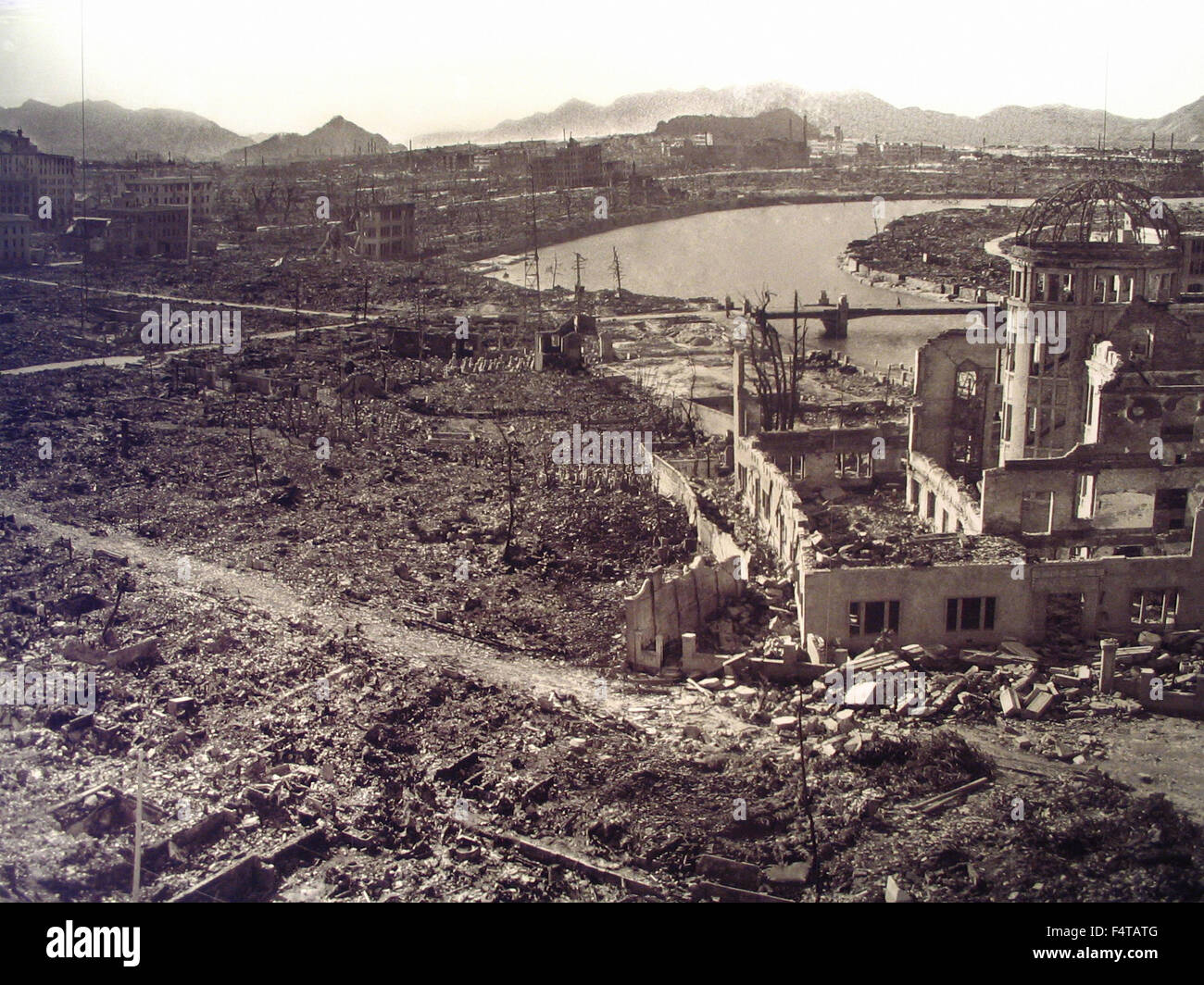 Atomic Bomb 1945 Hiroshima Stock Photo