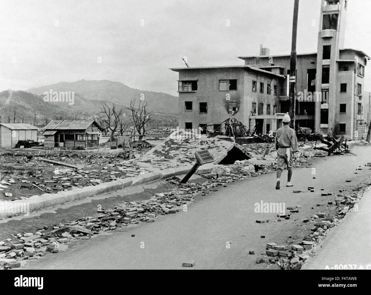 Atomic Bomb 1945 Hiroshima Stock Photo
