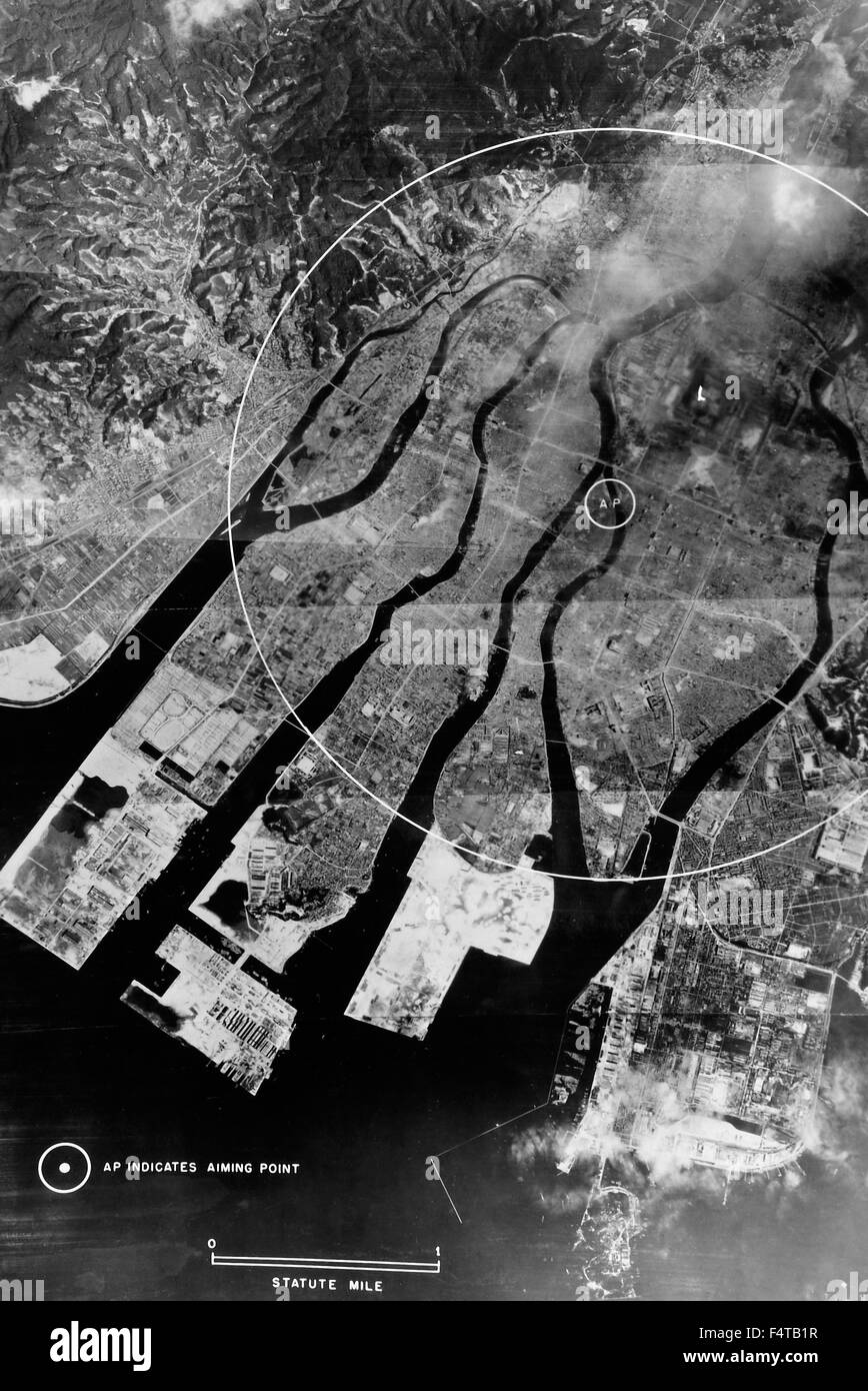 Atomic Bomb Hiroshima 1945 Stock Photo