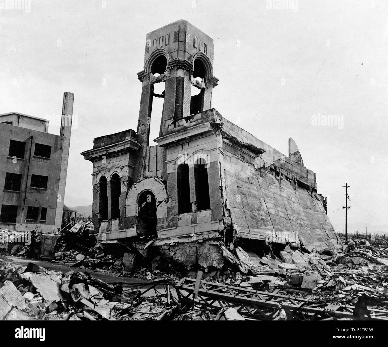 Atomic Bomb Hiroshima 1945 Stock Photo