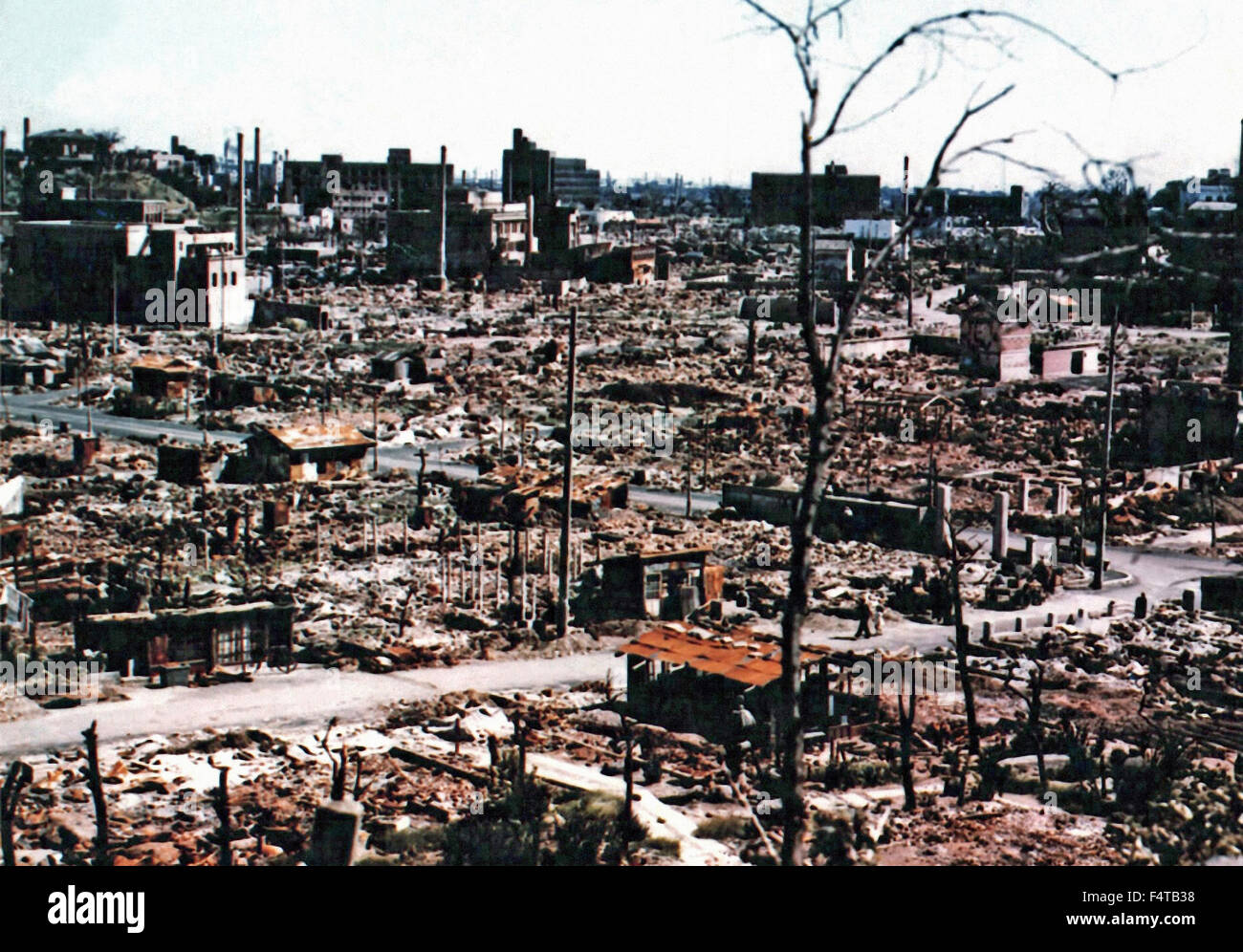 Atomic Bomb Hiroshima1945 Stock Photo
